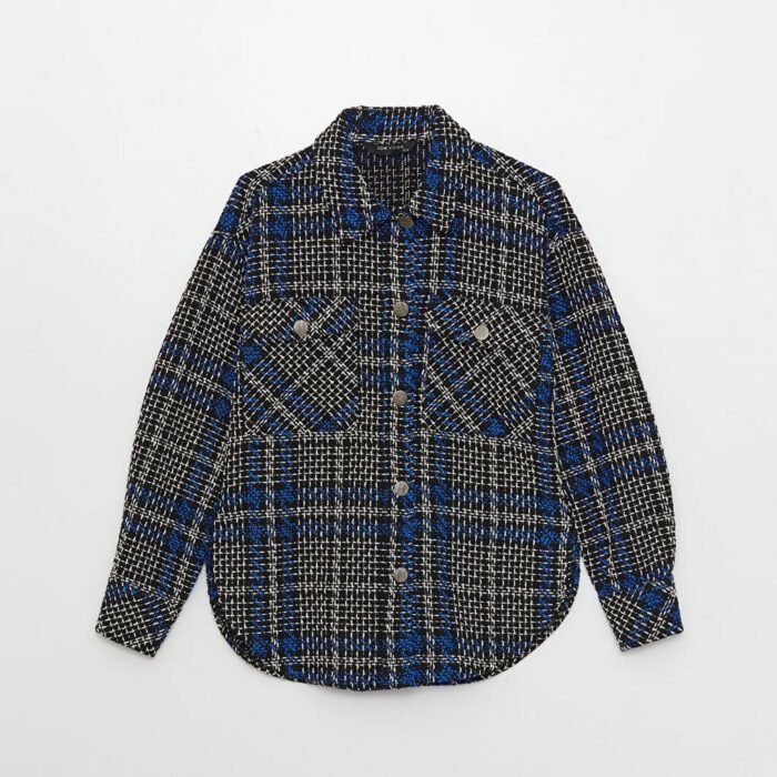 قميص طويل الأكمام من Vision Plaid